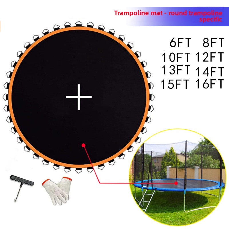 Commercial Round Trampoline Jumping
