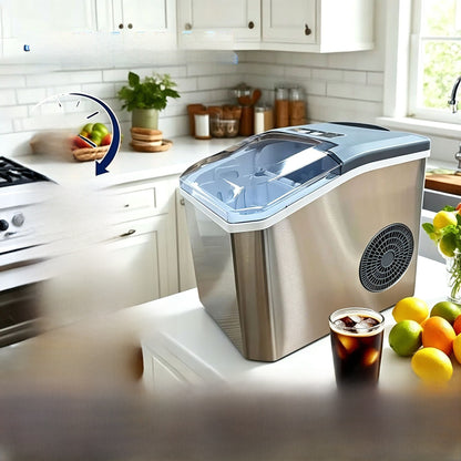Compact Automatic Countertop Ice Maker