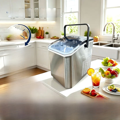 Compact Automatic Countertop Ice Maker