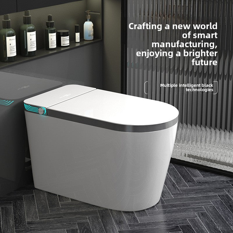 Compact Automatic Smart Toilet with Foam Shield