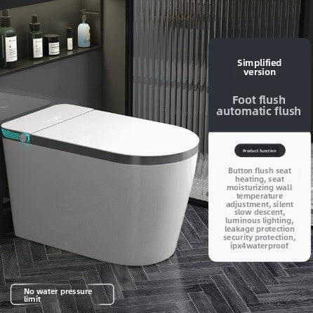 Compact Automatic Smart Toilet with Foam Shield