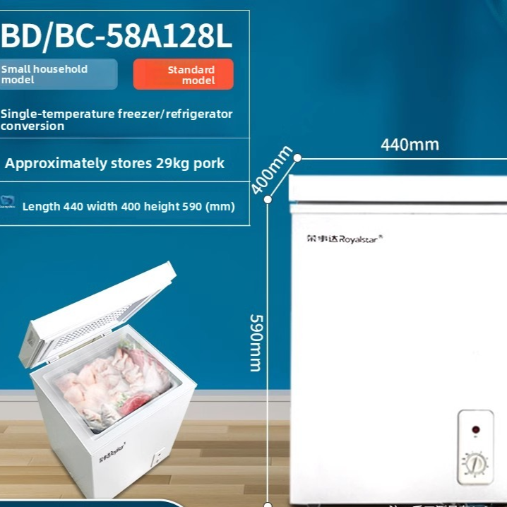 Compact Dual-Purpose Freezer and Refrigerator