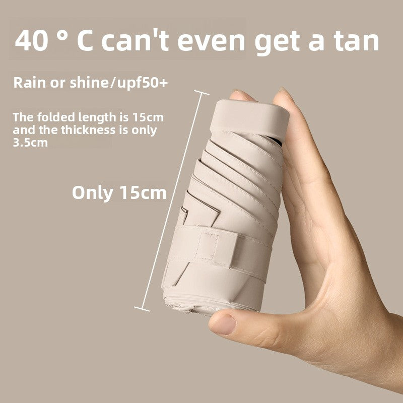 Compact Dual Use Sun Rain Umbrella