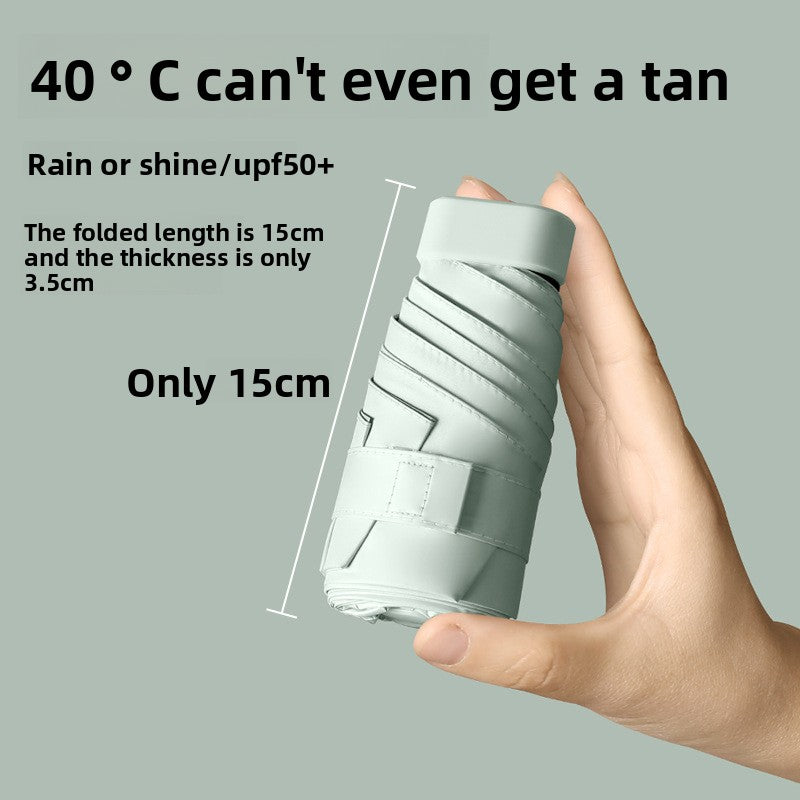 Compact Dual Use Sun Rain Umbrella