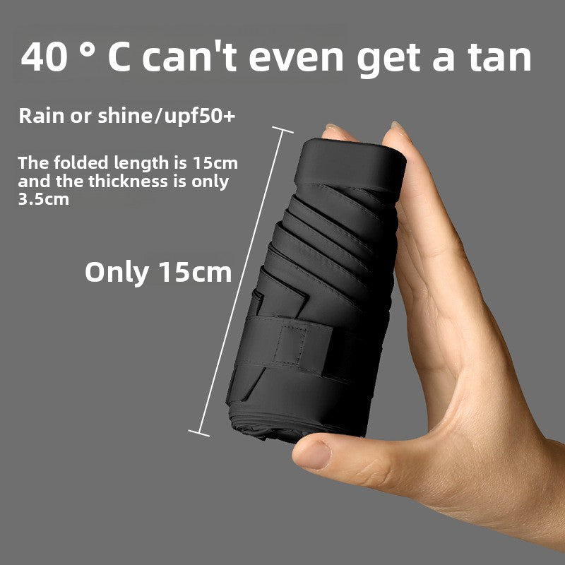 Compact Dual Use Sun Rain Umbrella