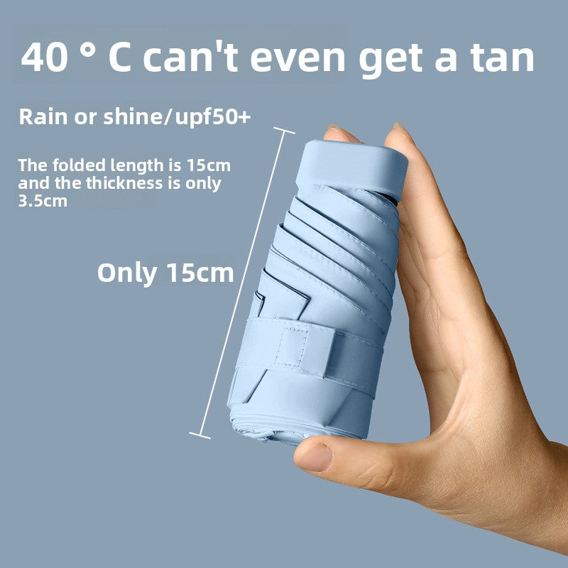 Compact Dual Use Sun Rain Umbrella