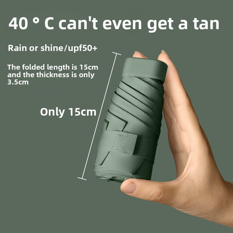 Compact Dual Use Sun Rain Umbrella