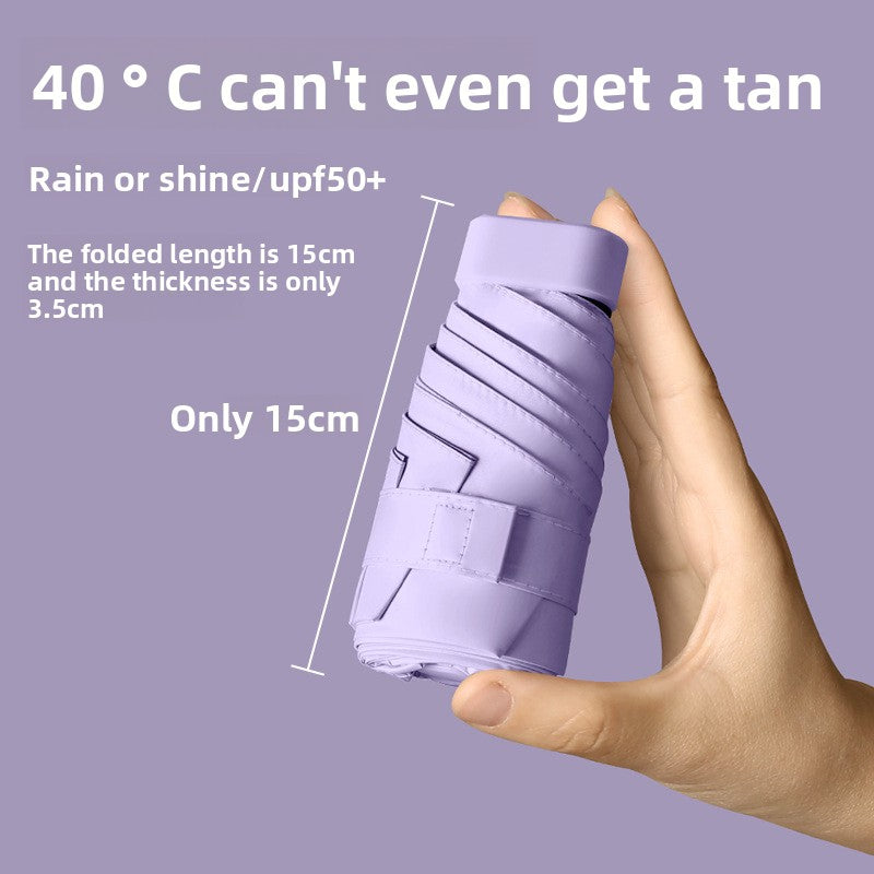 Compact Dual Use Sun Rain Umbrella