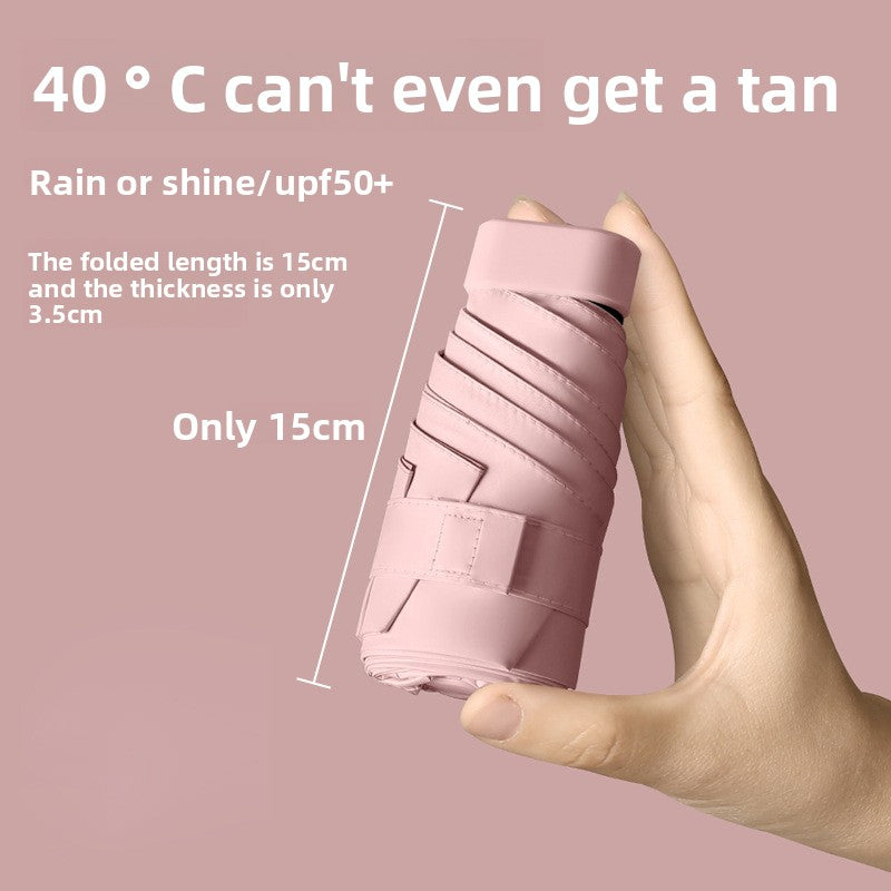 Compact Dual Use Sun Rain Umbrella
