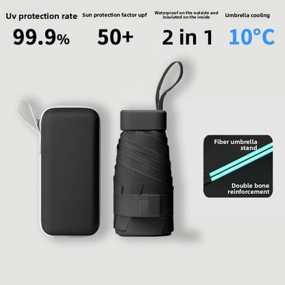 Compact Dual Use Sun Rain Umbrella