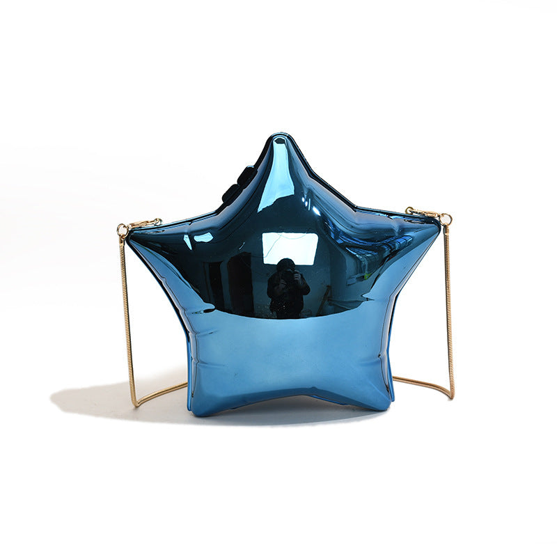 Compact five-pointed star crossbody bag
