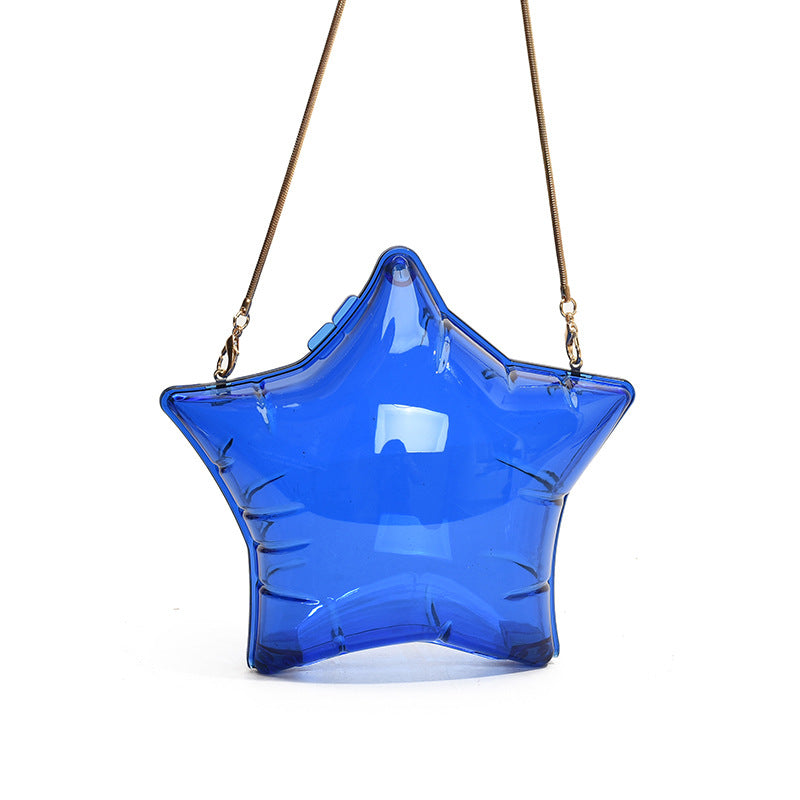 Compact five-pointed star crossbody bag