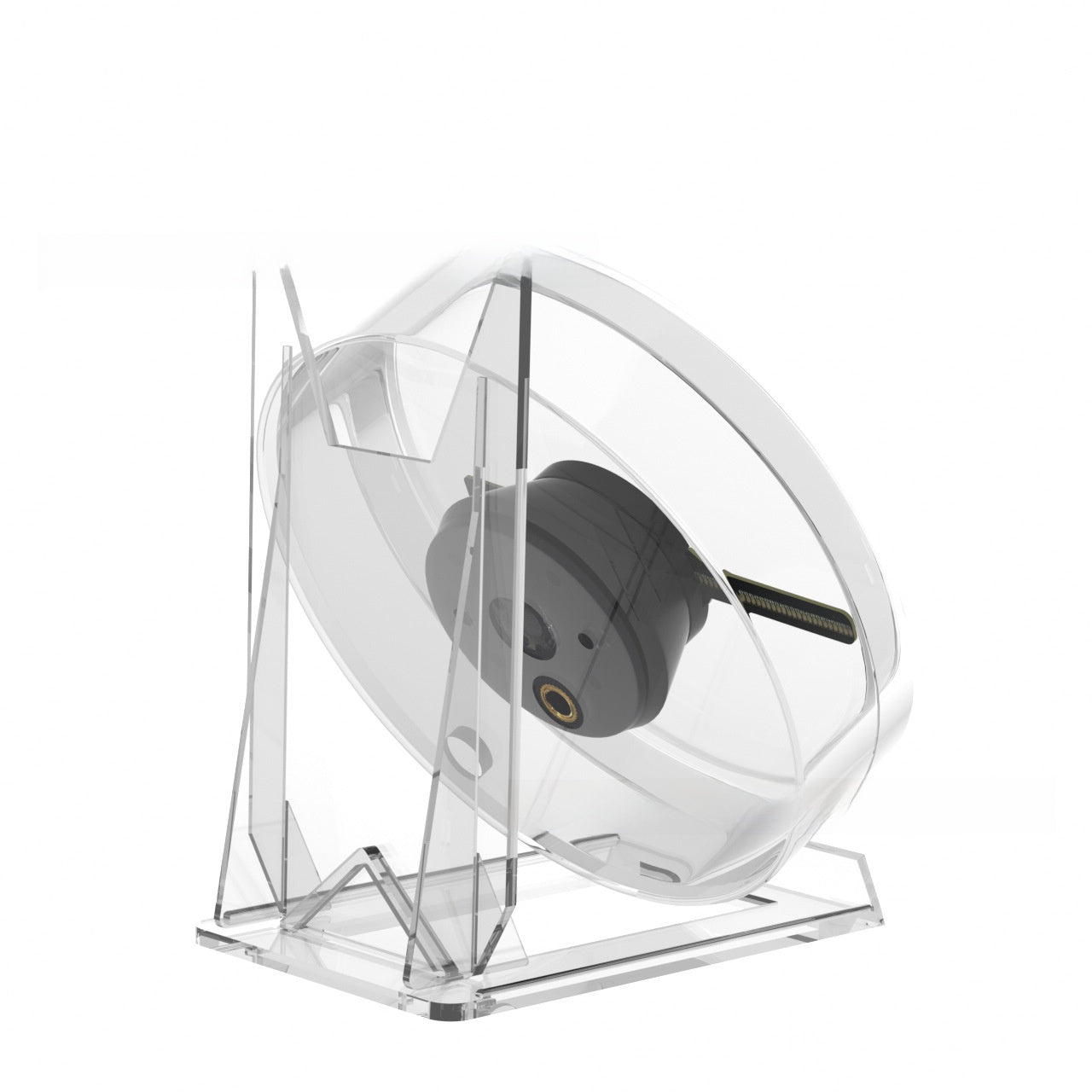 Compact LED desktop fan screen