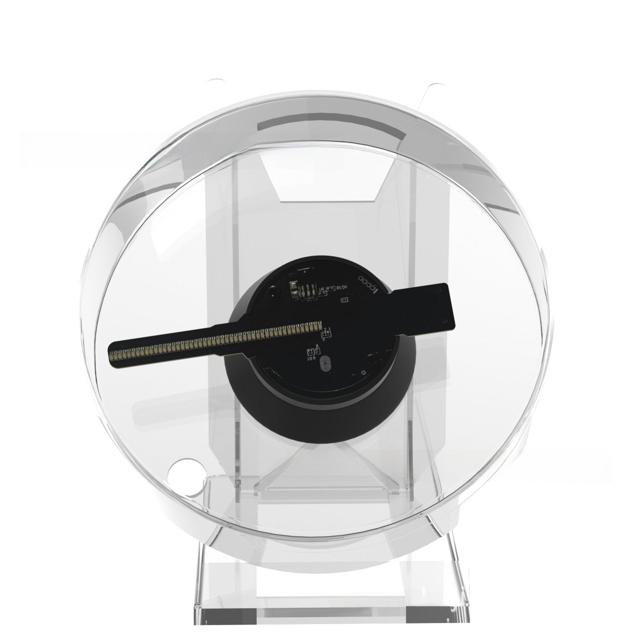 Compact LED desktop fan screen