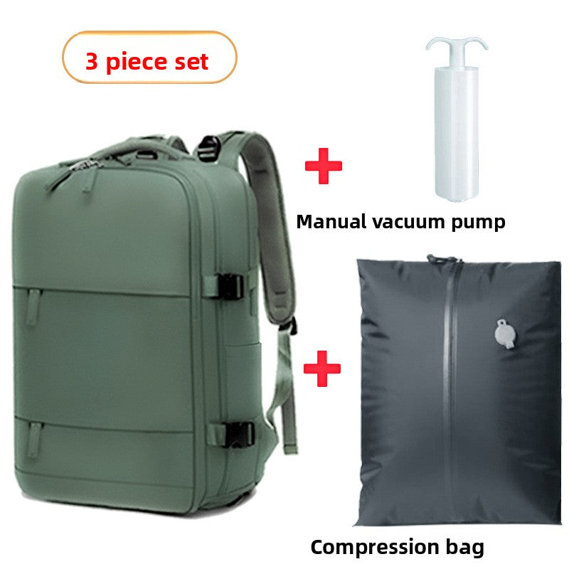 Compact Lightweight Travel Backpack with Vacuum Storage