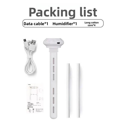 Compact portable charging humidifier