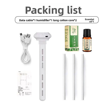 Compact portable charging humidifier