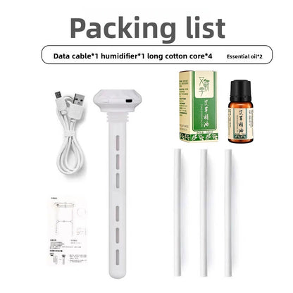 Compact portable charging humidifier