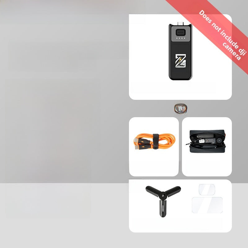 Compact Power Bank Handle for DJI Pocket 3/4 Camera