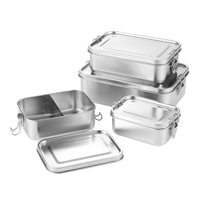 Compartment Lunch Box with Secure Lid