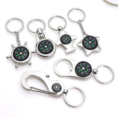 Compass keychain