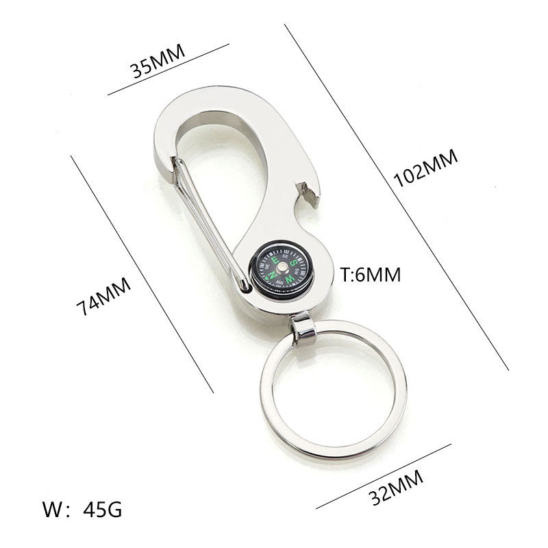 Compass keychain