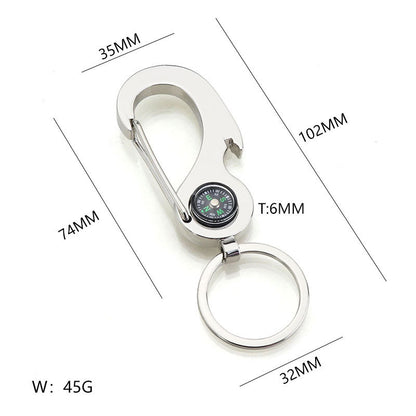Compass keychain