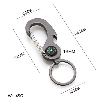 Compass keychain