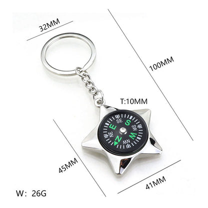 Compass keychain