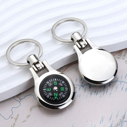 Compass keychain