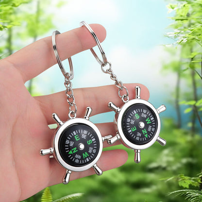 Compass keychain