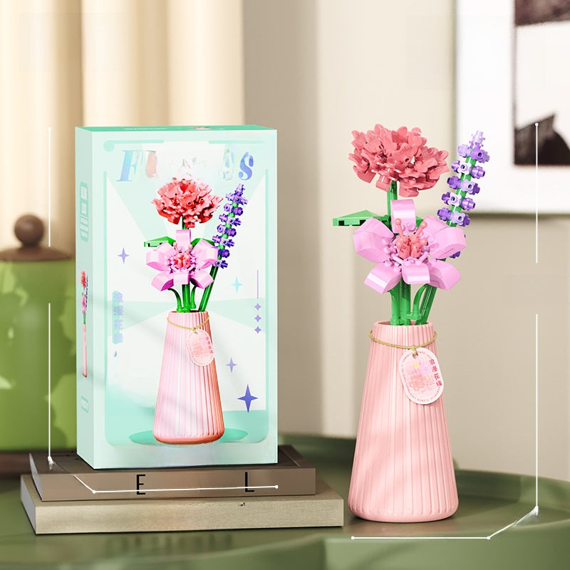 Compatible Building Blocks Bouquet Vase