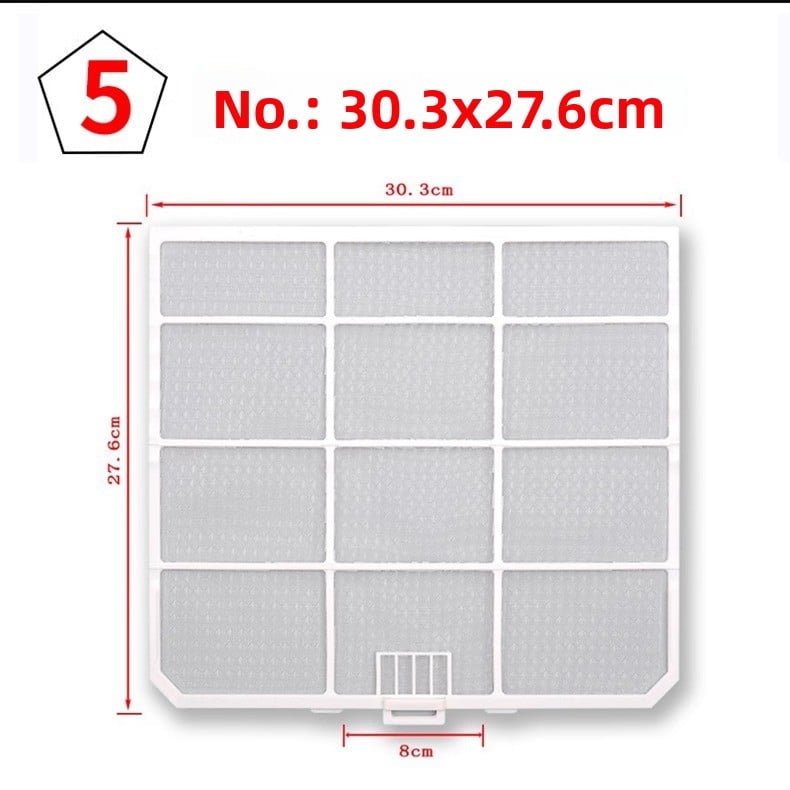 Compatible with the air conditioning filters of Kelon, Hisense, Huabao and Whirlpool