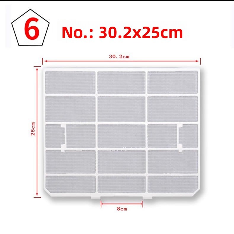 Compatible with the air conditioning filters of Kelon, Hisense, Huabao and Whirlpool