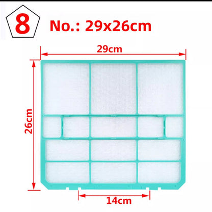 Compatible with the air conditioning filters of Kelon, Hisense, Huabao and Whirlpool