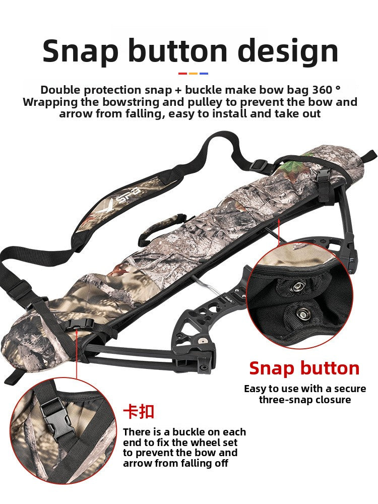 Composite Pulley Bow Cover, Portable Bow Bag, Competitive Archery Competition Bow Bag, Protective Wheel Set, Bow String Handbag