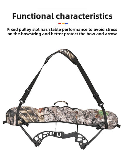 Composite Pulley Bow Cover, Portable Bow Bag, Competitive Archery Competition Bow Bag, Protective Wheel Set, Bow String Handbag