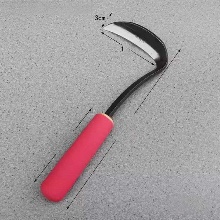 Composite Steel Curved Handle Garden Sickle