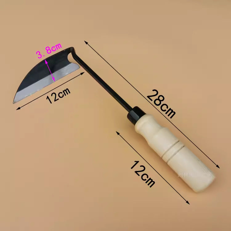 Composite Steel Curved Handle Garden Sickle