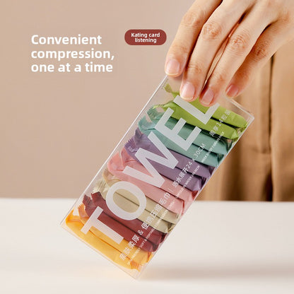 compressed face towel
