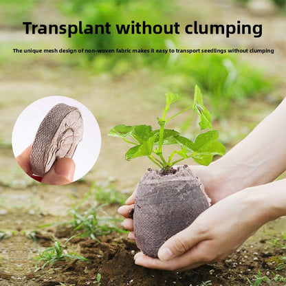 Compressed Plant Seedling Growing Blocks