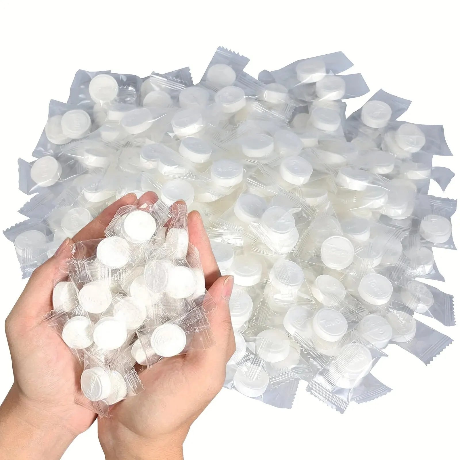 Compressed towel, disposable face towel