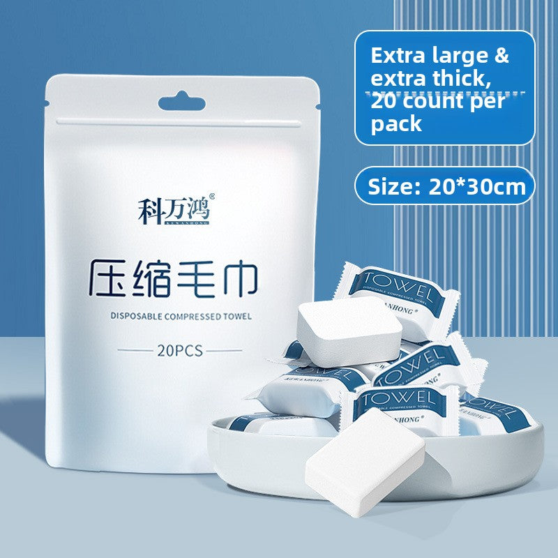 compressed towel