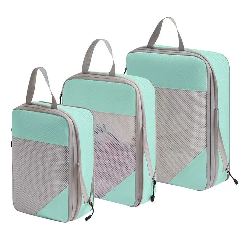 Compression Packing Cubes for Suitcases Travel Accessories E