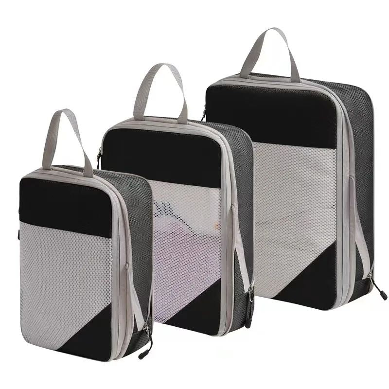 Compression Packing Cubes for Suitcases Travel Accessories E
