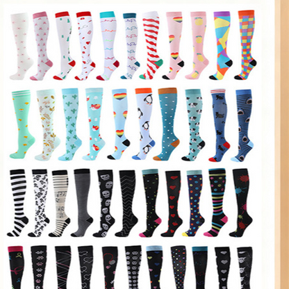 Compression Sport Socks for Running and Cycling