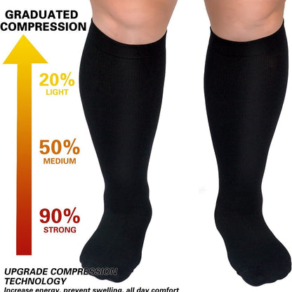 Compression Sports Socks for Running and Fitness