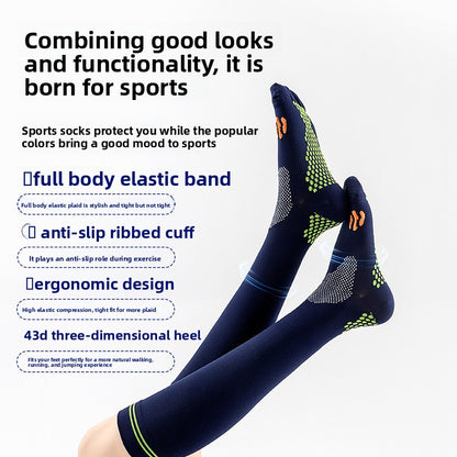 Compression Sports Socks for Running and Fitness