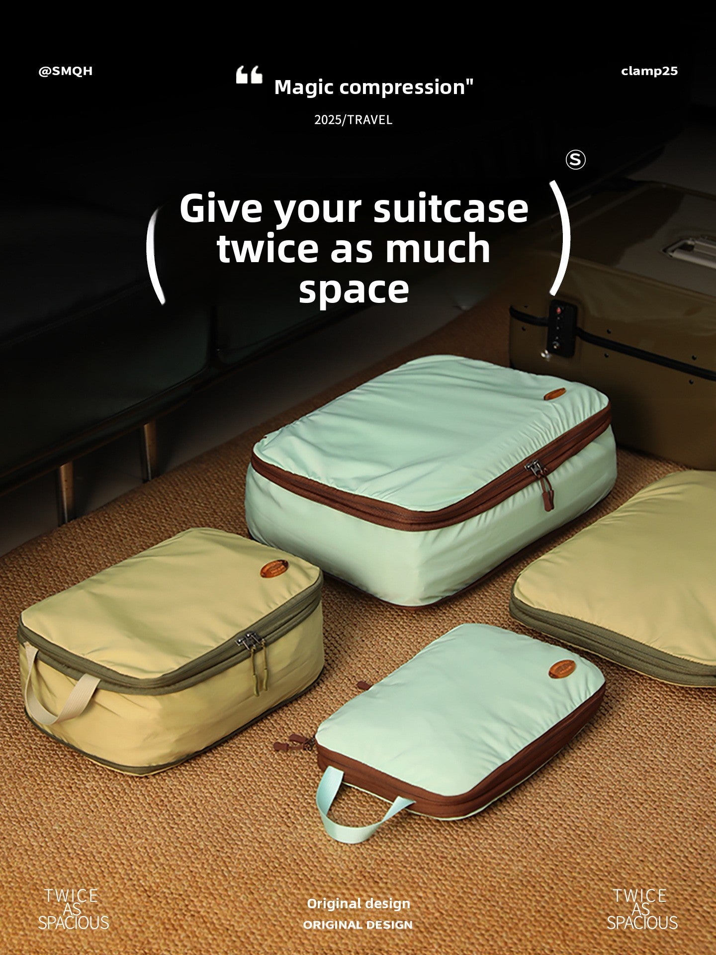 Compression Storage Bag for Travel Organization