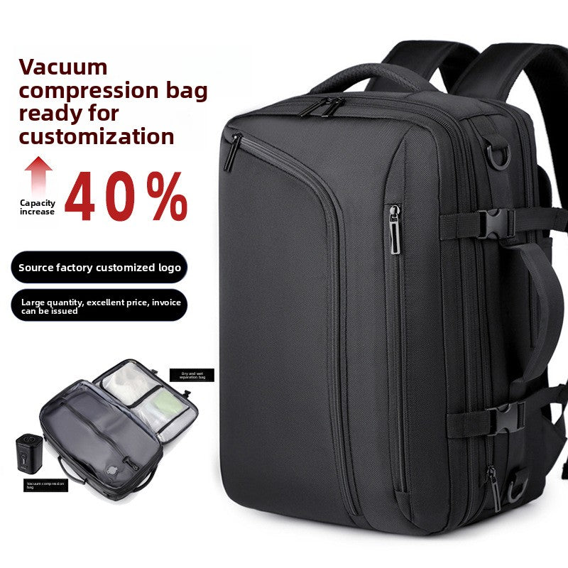 Compression Travel Backpack with Expandable Capacity